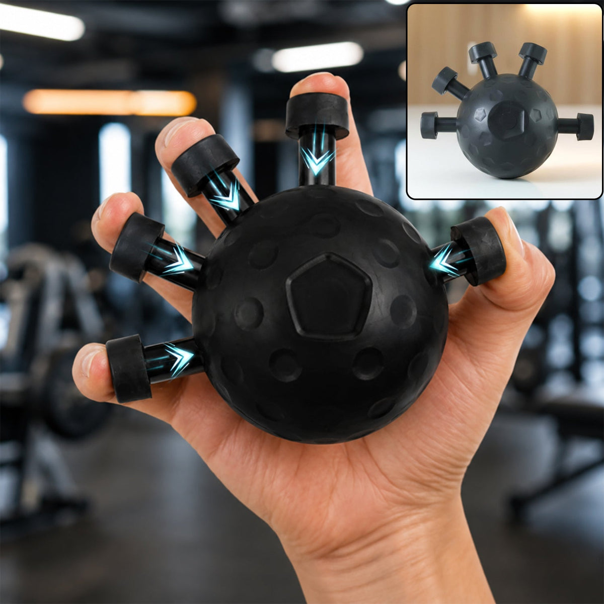 Eagle claw finger gripper, hand grip strength and wrist exerciser ball (1 pc) Main image