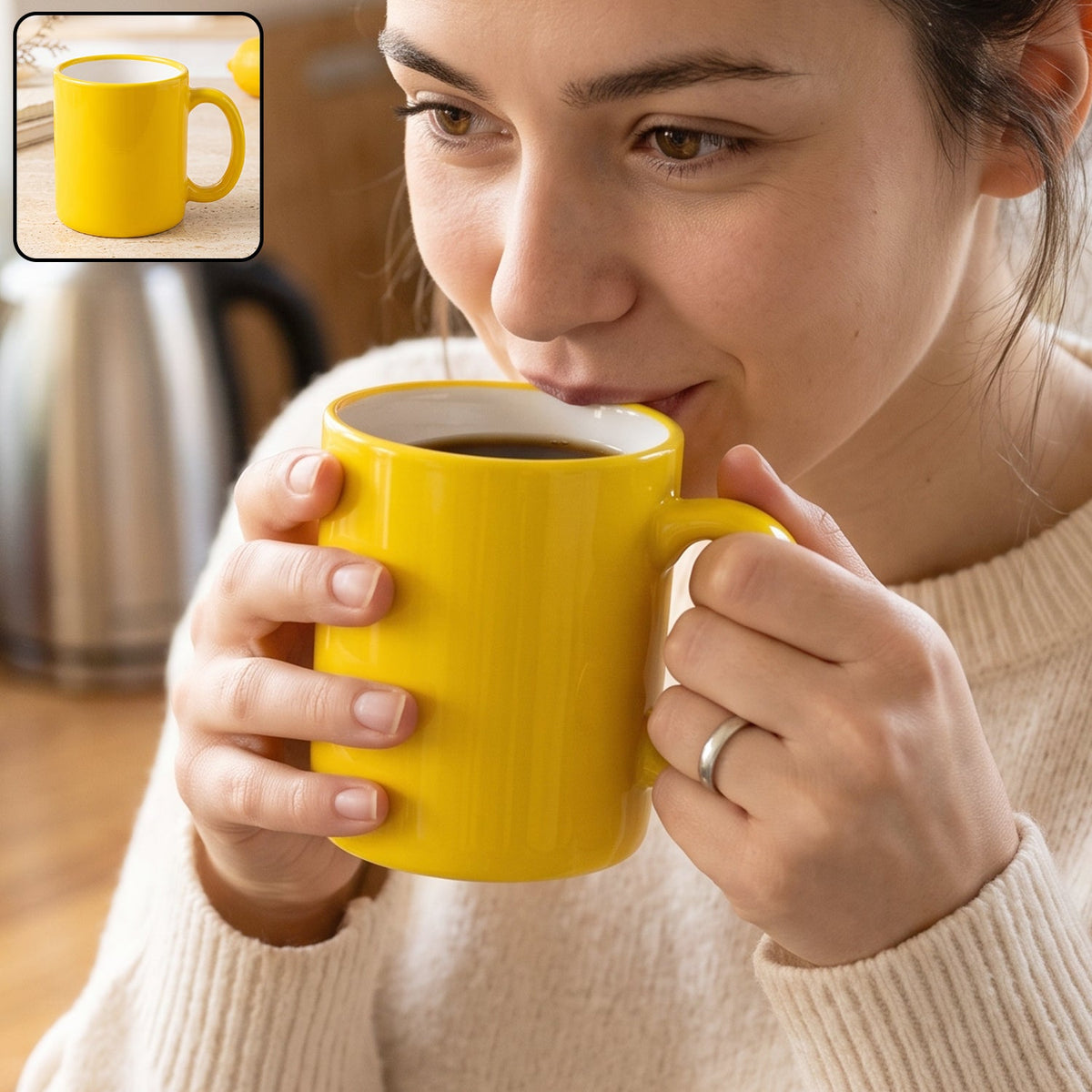 Designer Coffee Mug – Unique Gift Set | Lunchie Bunchie Main image