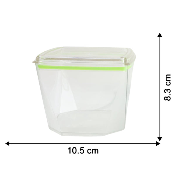 Dimension overview for 500ml leak-proof food storage containers