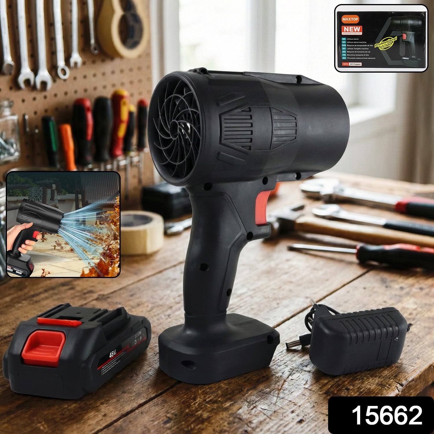 Cordless Leaf Blower – High Power & Rechargeable Battery Secondary image