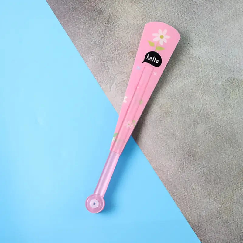 Foldable Hand Fan – Lightweight Floral Print Portable Handheld Fan for Girls & Women