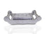 Elegant silver storage box with four sections for gifts and dry fruits.