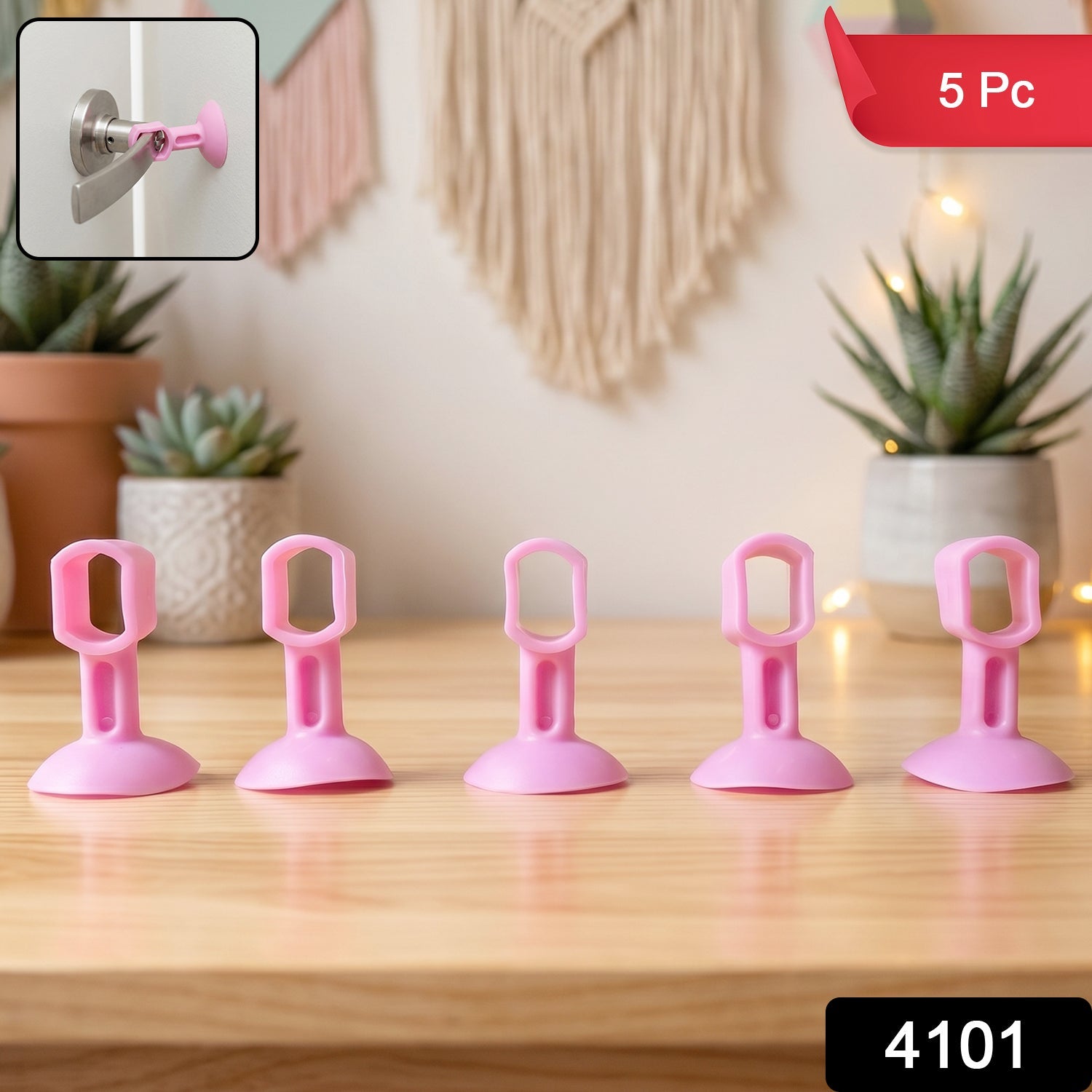 Silicone Door Stopper for Wall Protection with Suction Base Secondary image