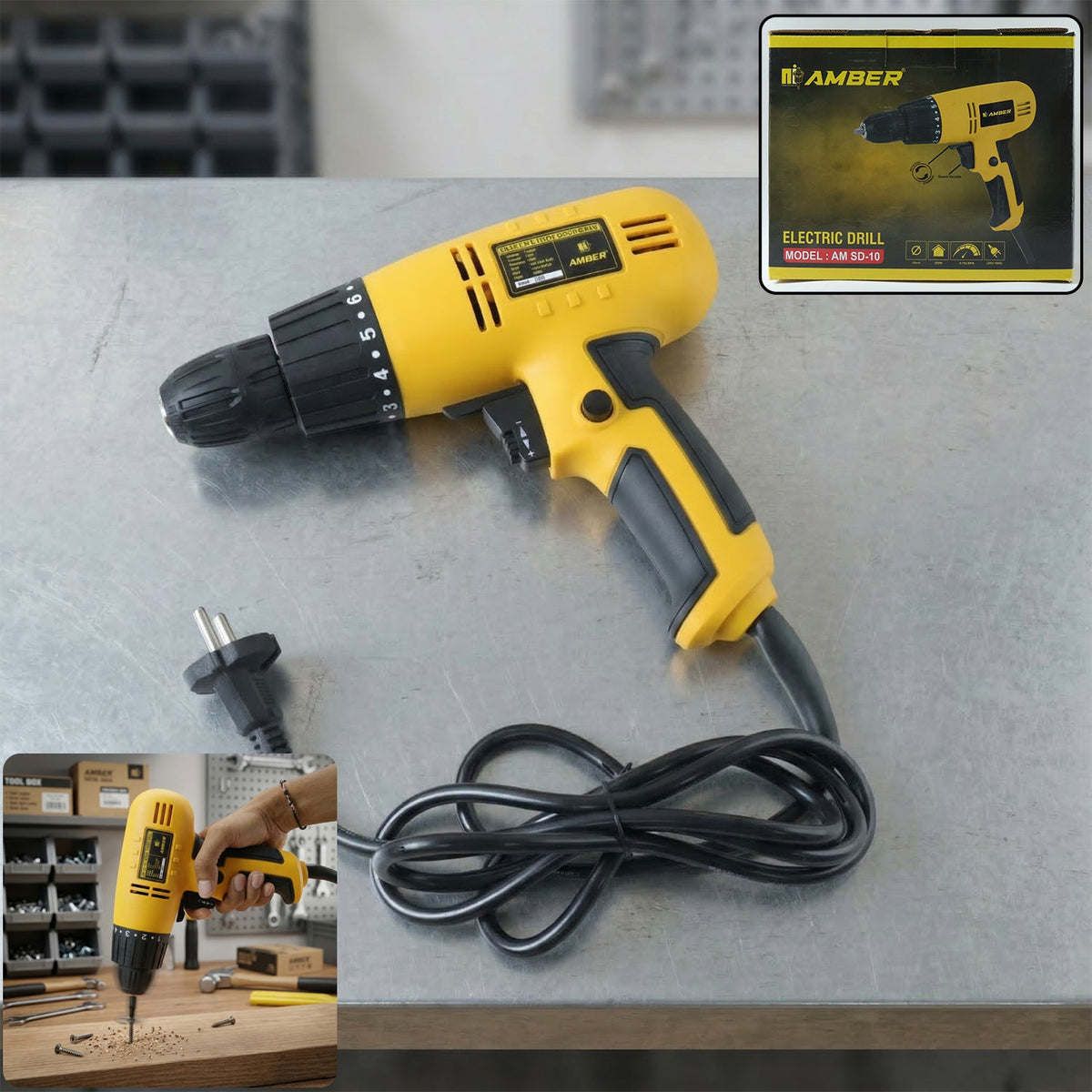 Powerful 280W electric drill machine for versatile drilling tasks Main image