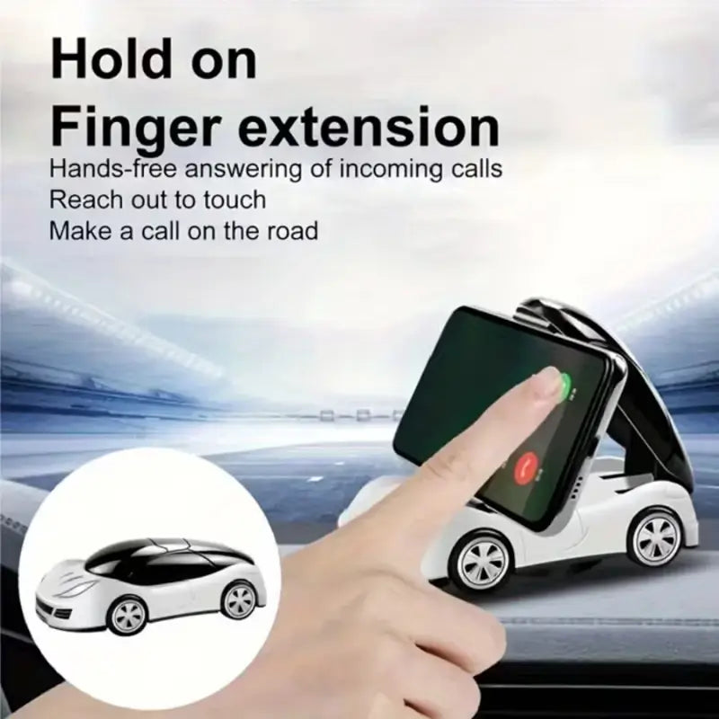 Car Shaped Dashboard Mobile Phone Holder Stand – Anti-Slip Sports Car Design, 1 Pc
