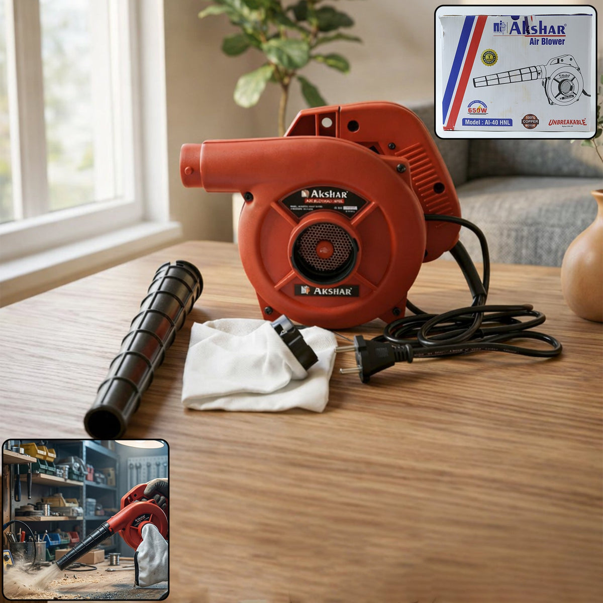Akshar electric air blower for versatile cleaning tasks Main image