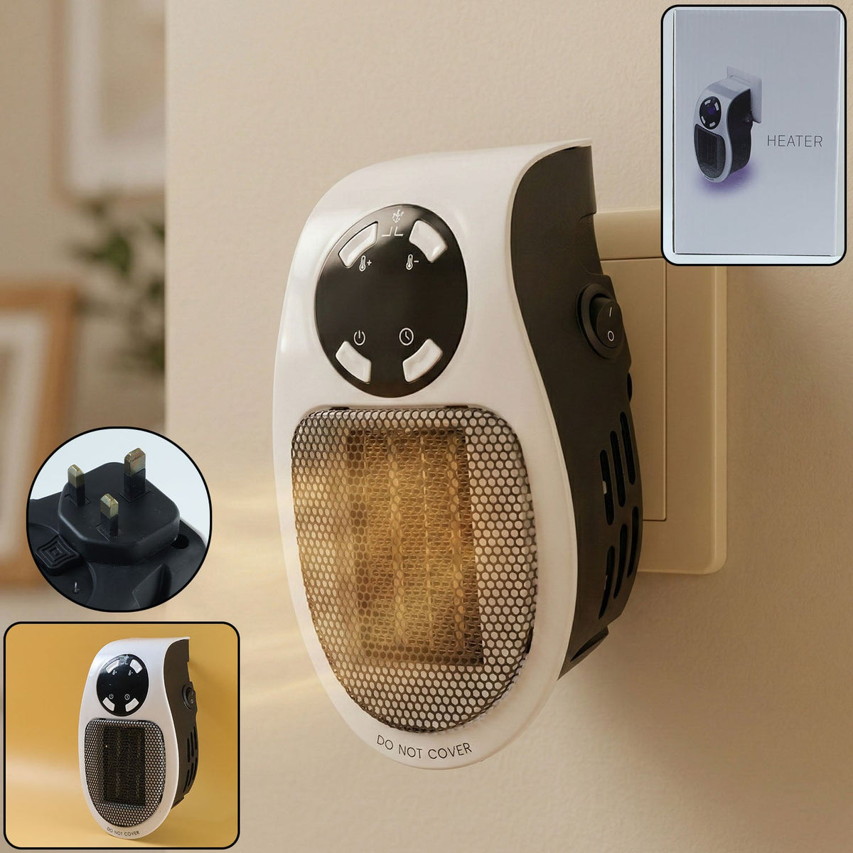 Electric room heater compact and efficient for small indoor spaces Main image