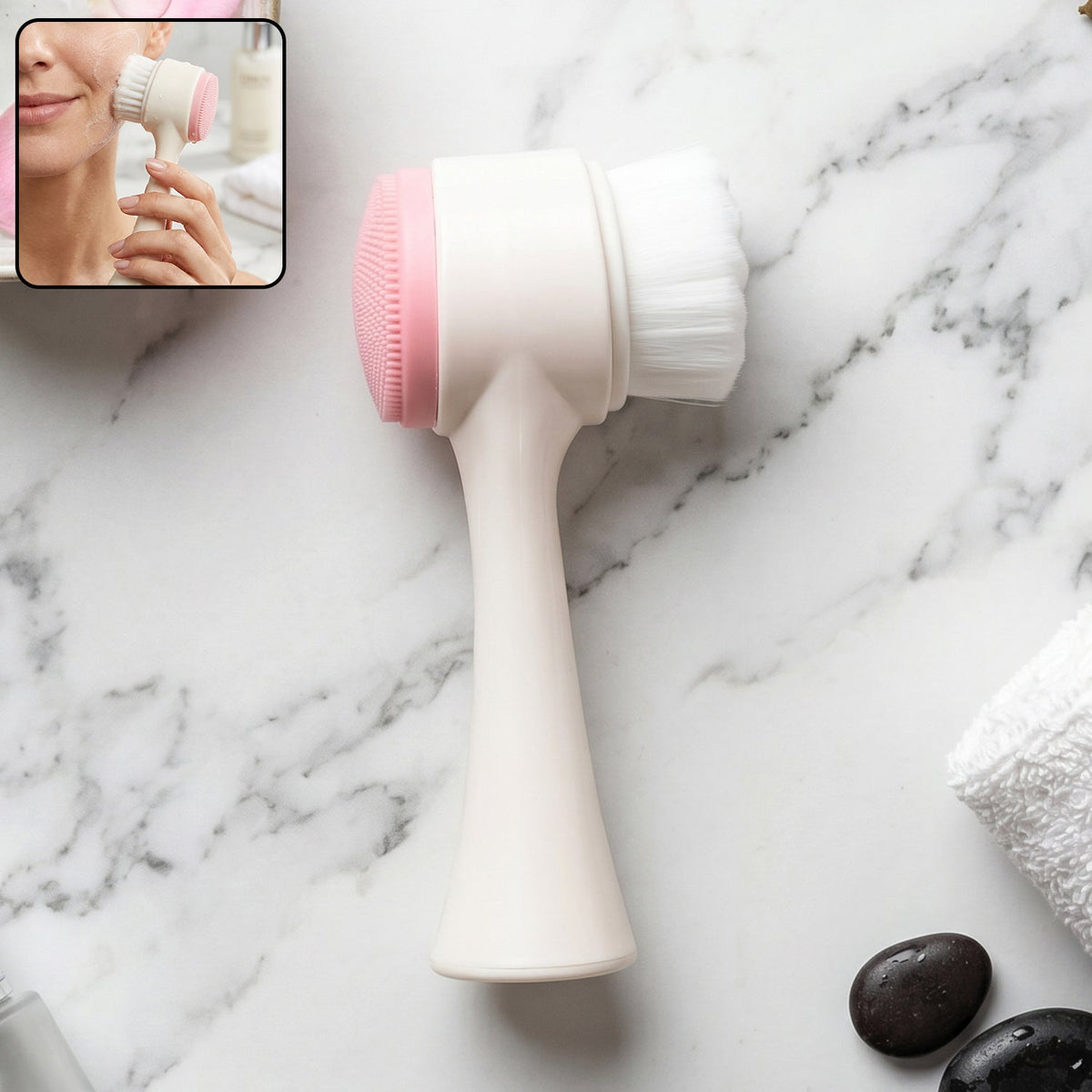 2 in 1 facial cleansing brush dual sided Main image