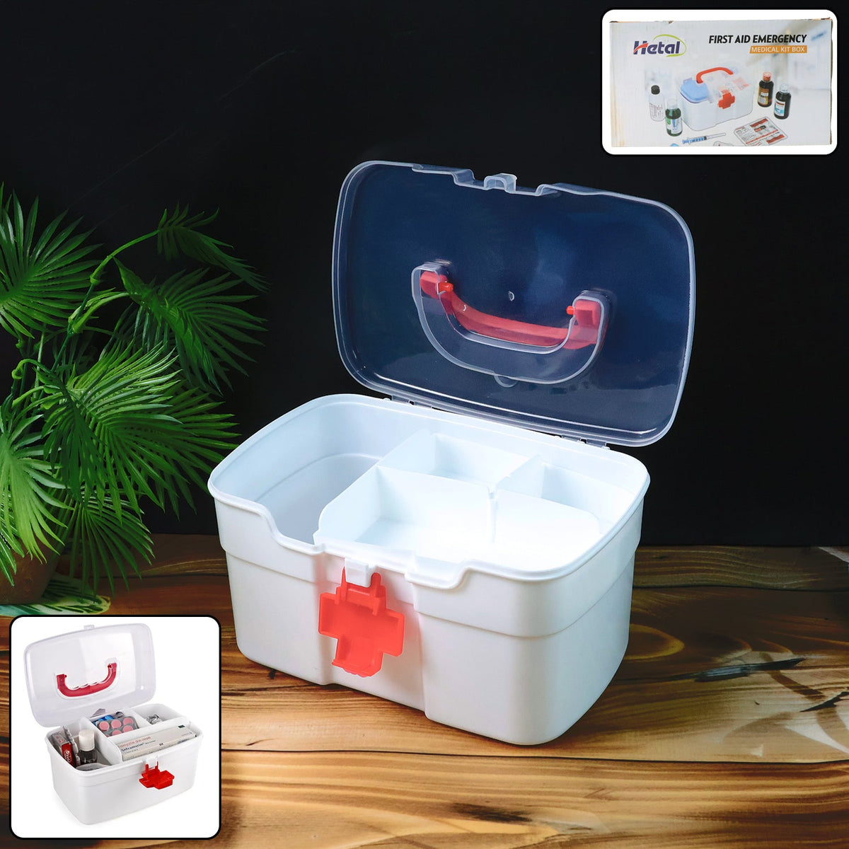 Organivo First Aid Box, a white medical storage solution with a red cross symbol. Main image
