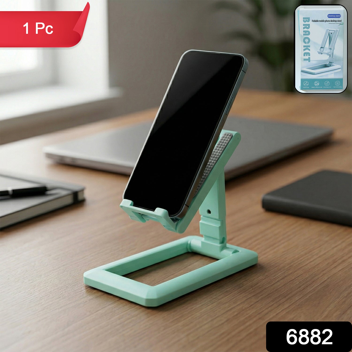 Foldable Mobile Phone Stand – Adjustable & Non-Slip for Comfortable Viewing Secondary image