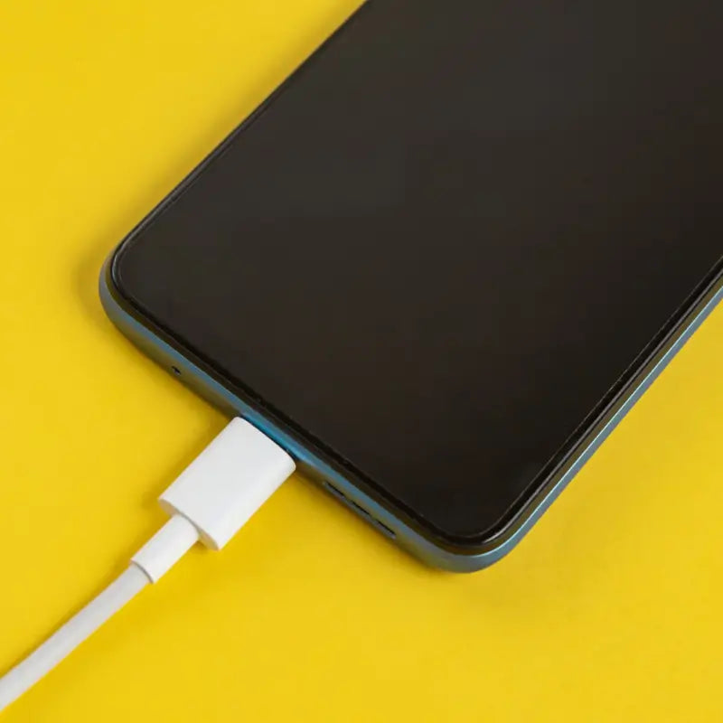 Mobile Phone Stand Combo Set – Foldable Desk Stand with Cable Organizer Clips & USB Charging Cable
