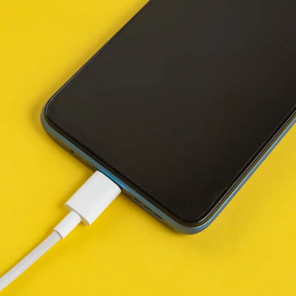 Mobile Phone Stand Combo Set – Foldable Desk Stand with Cable Organizer Clips & USB Charging Cable