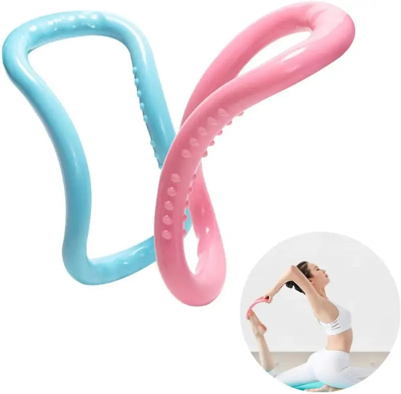 Yoga Ring | Portable Pilates Resistance Ring for Full Body Exercise, Strength & Flexibility Training