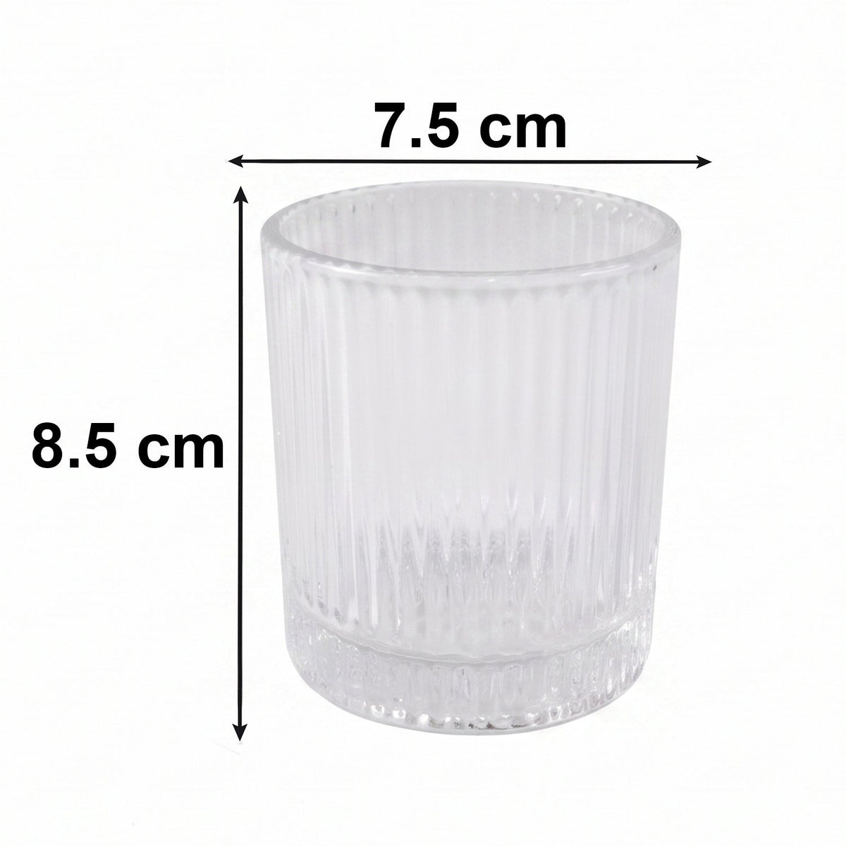 Premium transparent crystal glass tumbler for daily use