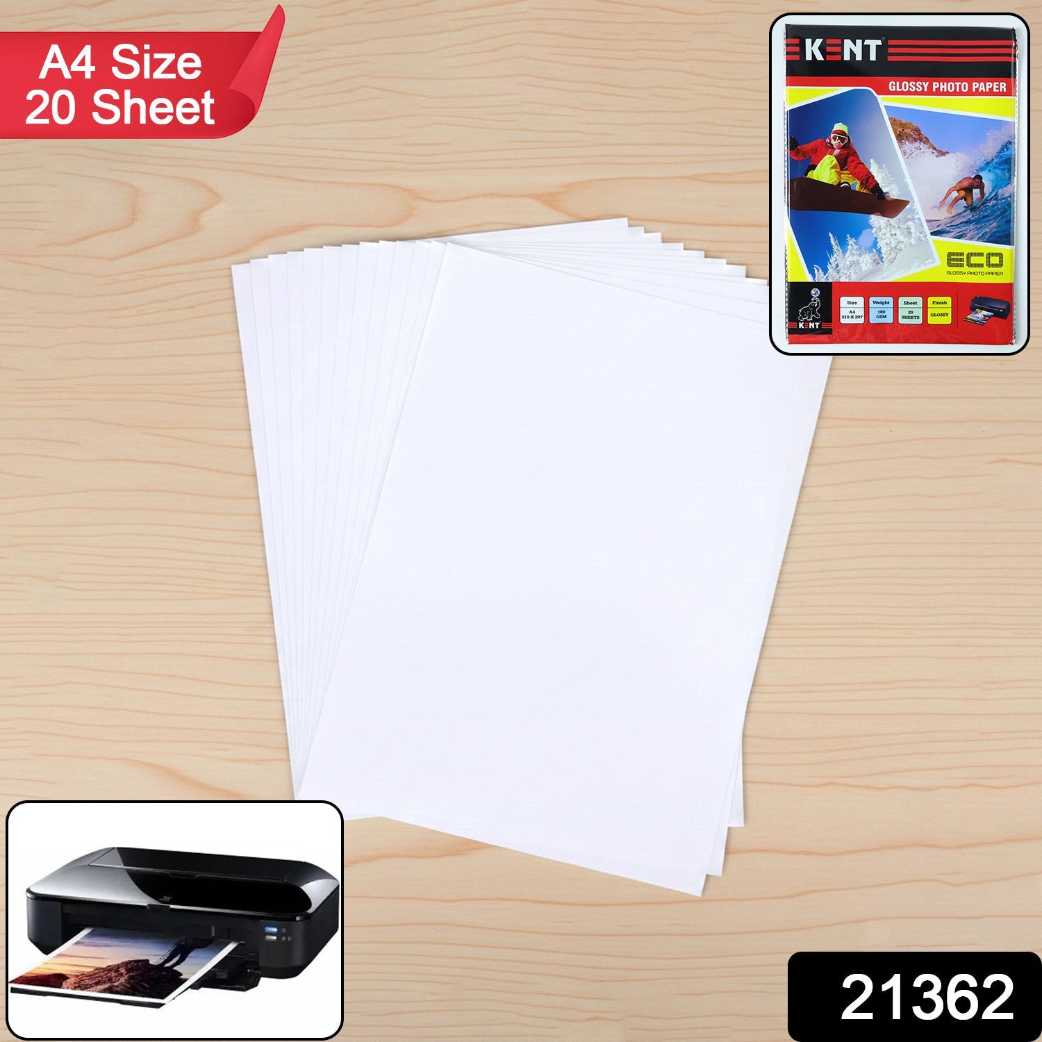 A4 Glossy Photo Paper Sheets – Vibrant High-Quality Prints Secondary image