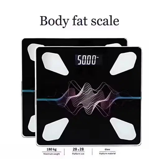 Digital Tempered Glass Weighing Scale – X-Design LCD Display