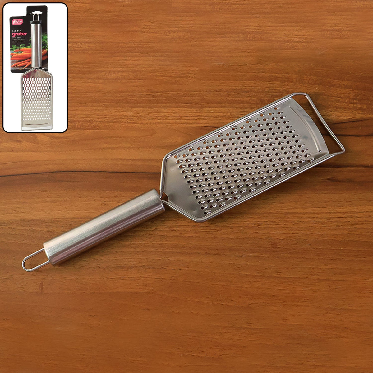 Premium stainless steel carrot grater for kitchen shredding Main image