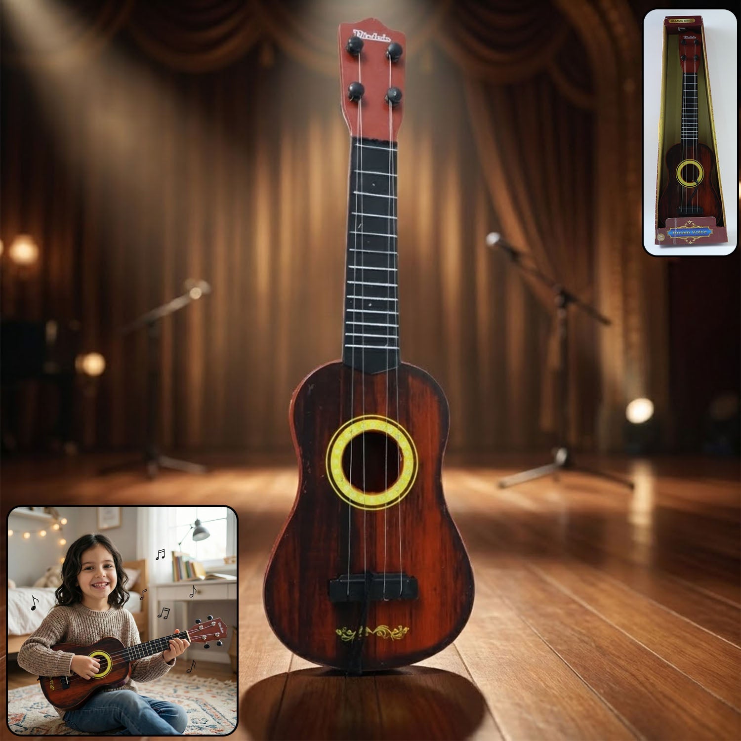 Wooden Ukulele for Beginners – Lightweight & Clear Sound Secondary image