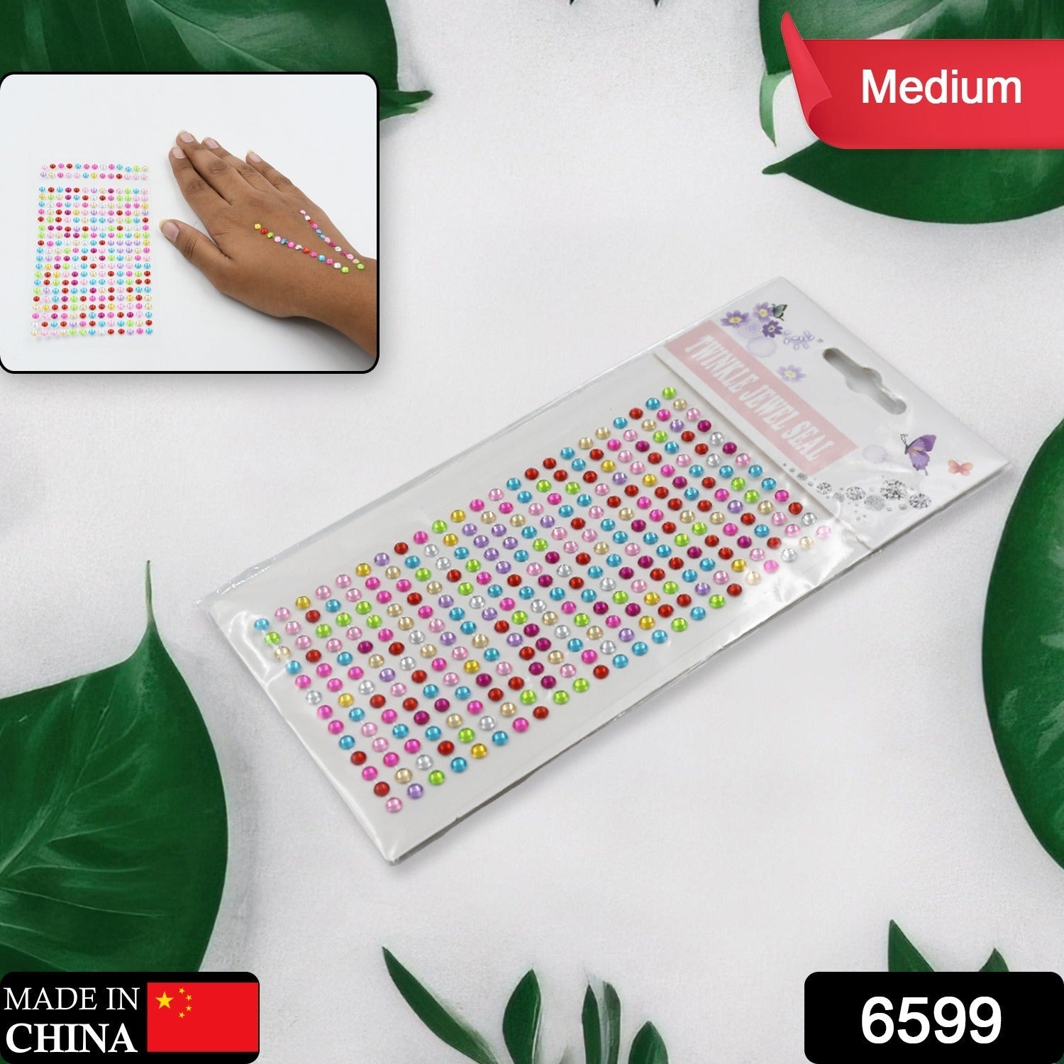 Self Adhesive Crystal Stickers – Multi-Size & Shaped | Craftily Secondary image