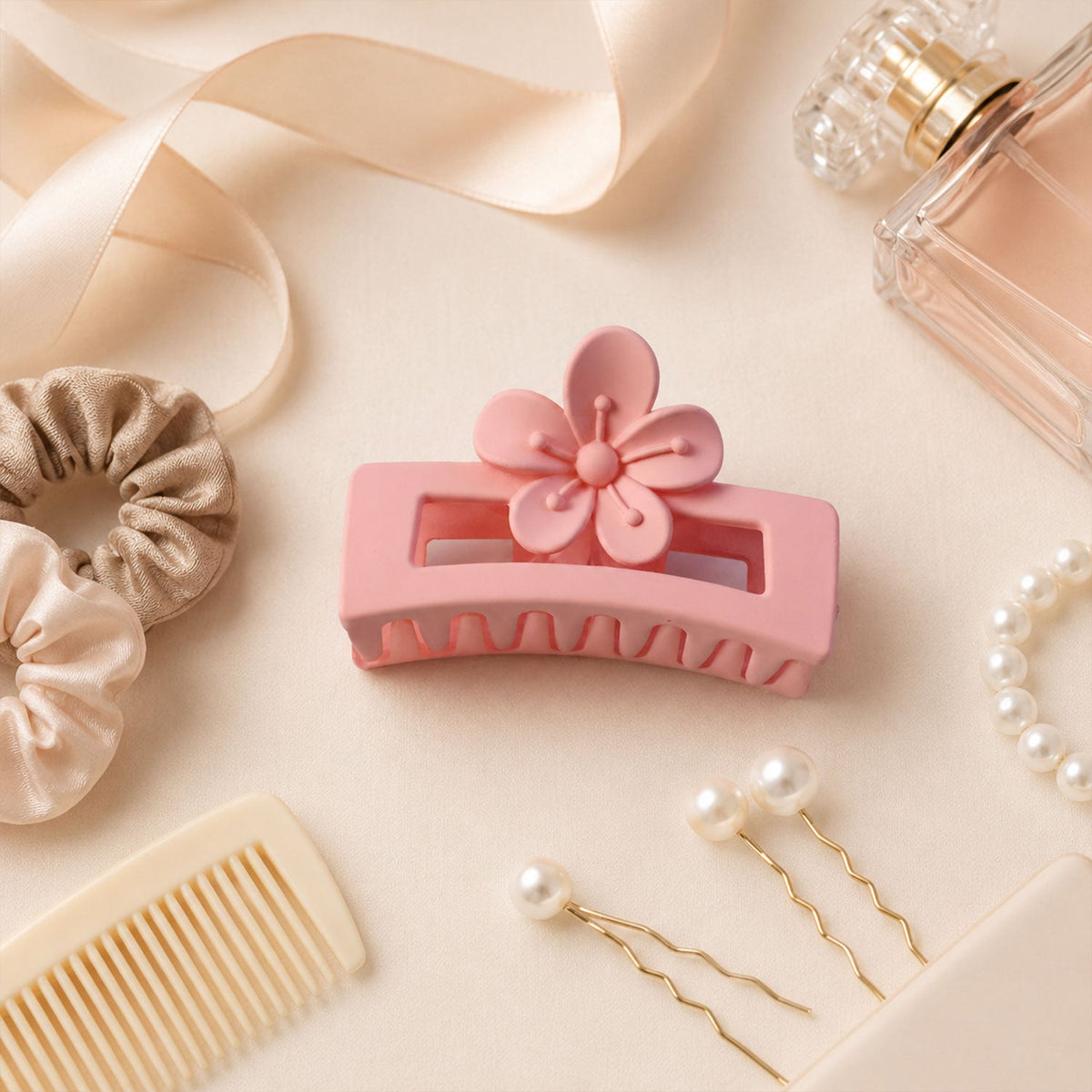 Stylish plastic hair claw clip with strong grip for women and girls Main image