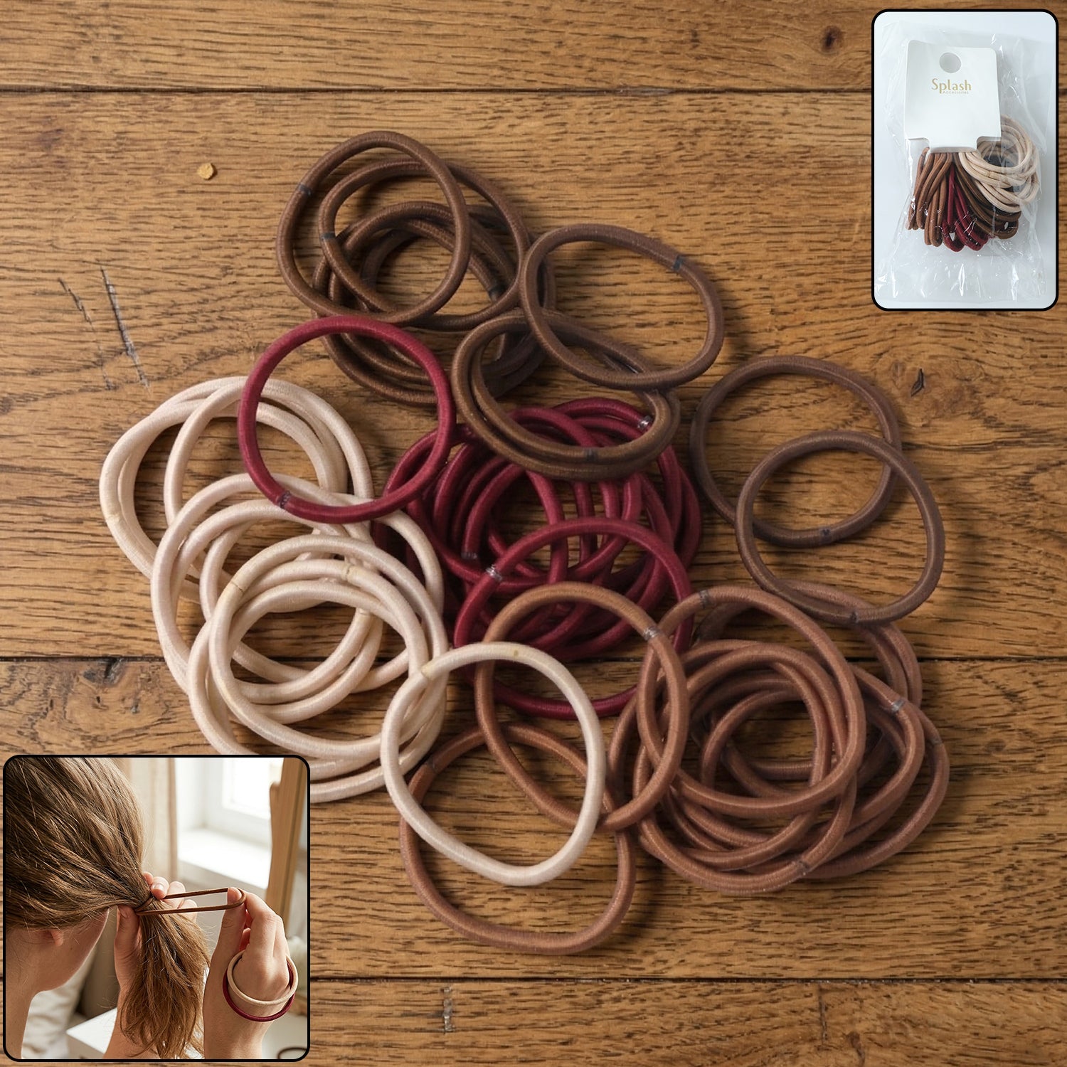 Elastic Hair Bands – Gentle, Strong Grip for Stylish Hair Secondary image