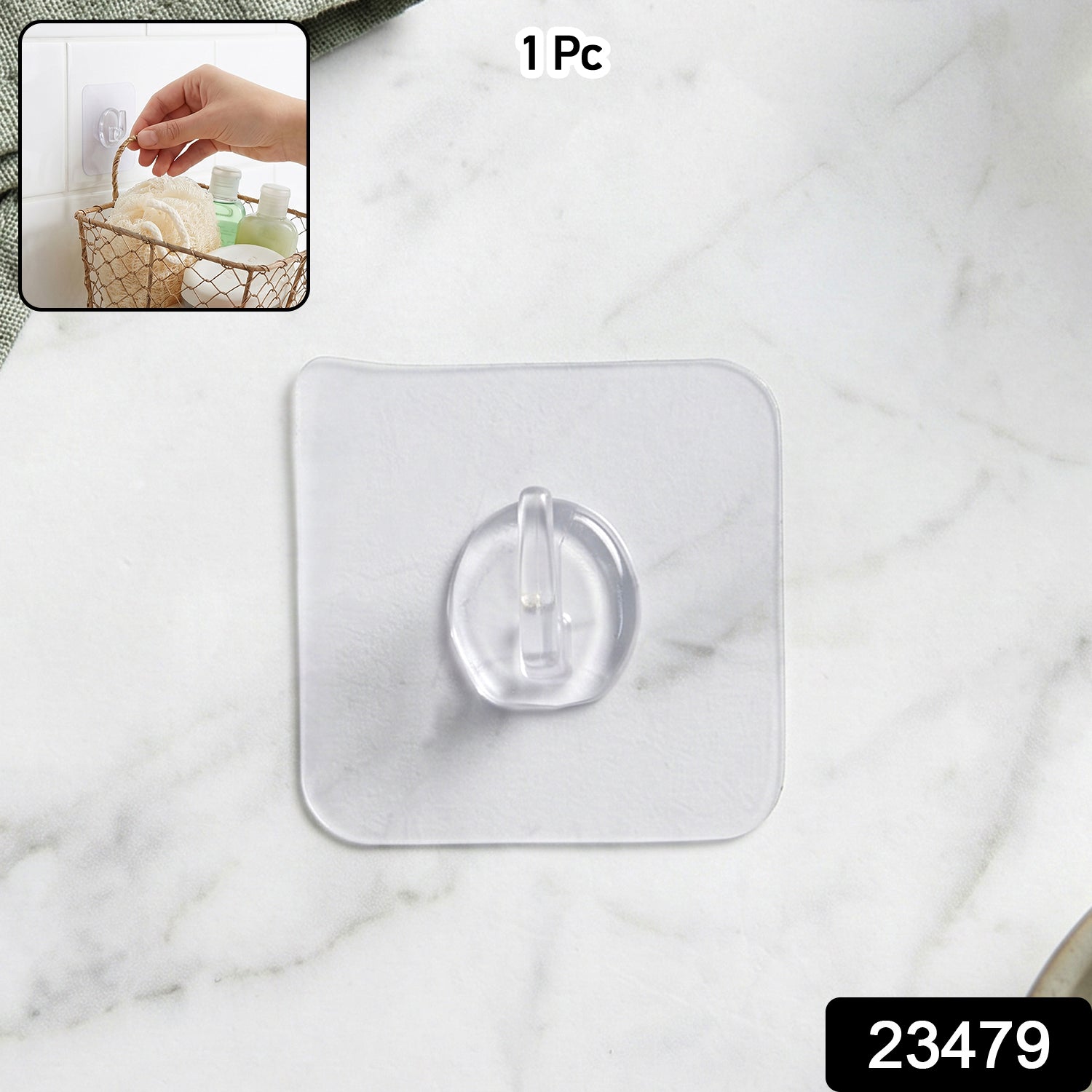 Self-Adhesive Wall Hook – Easy no-drill installation for versatile use Secondary image