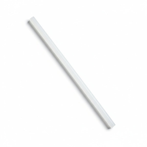 Transparent hot glue stick designed for craft projects and repairs