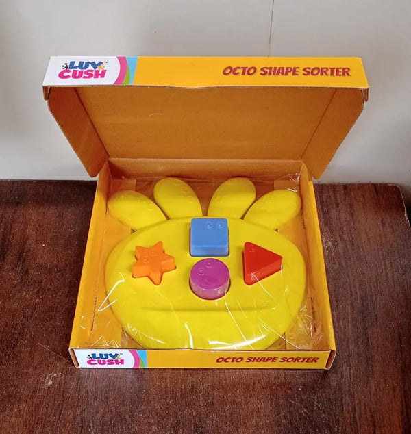 octo  Shape sorter Toy Game That Make Your Kid's brain Sharp, Increase Grasping And Sorting Power Education Learning For Girls & boy, Gift Product (1 Pc)