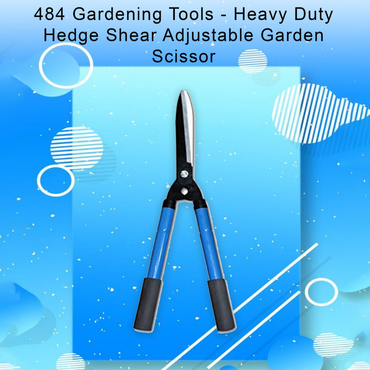 PillowTrek Hedge Shear with comfort grip handles, ready for garden pruning. Main image