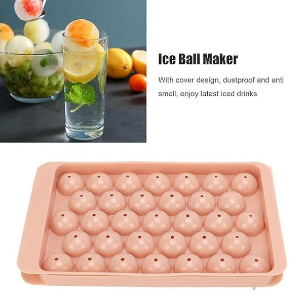 Freezer ice mold tray in plastic