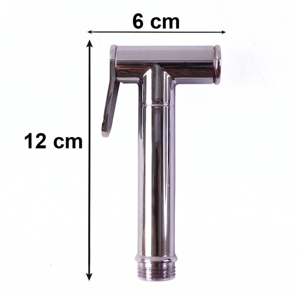 Bathroom with installed brass Shattaf health faucet