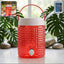 Front view of ChillPour's 4.5 litre plastic water jug with diamond cut design.