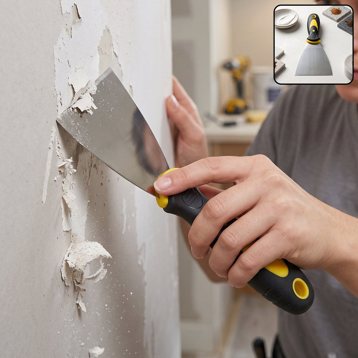 75mm stainless steel putty knife Main image