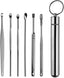 6 in 1 Ear Wax Cleaner Set – Stainless Steel Ear Cleaning Tools with Storage Case