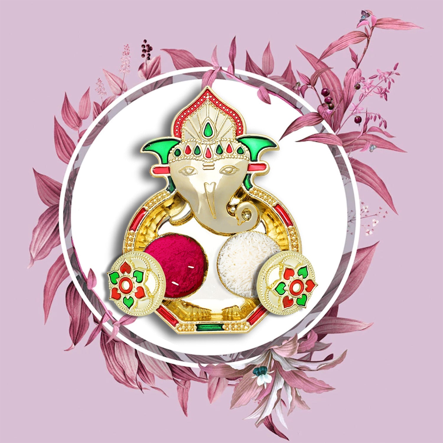 Puja Thali – Decorative Kumkum Holder & Return Gift | Giftoiza Secondary image