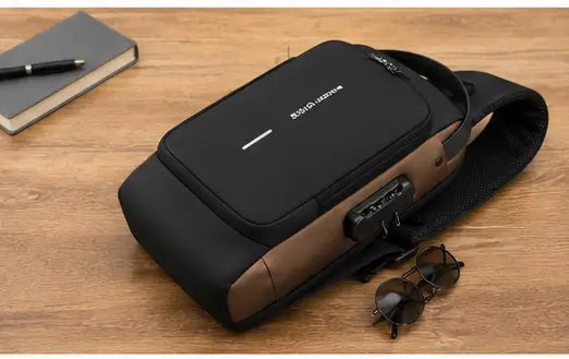 Waterproof Sling Crossbody Backpack Bag – Compact Travel Shoulder Bag for Men & Women