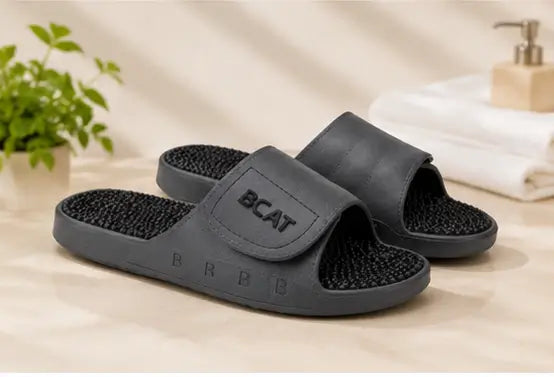 Men's Acupressure Slide Slippers – Super Soft Ultra-Light Anti-Skid Flip Flops for Daily & Casual Wear