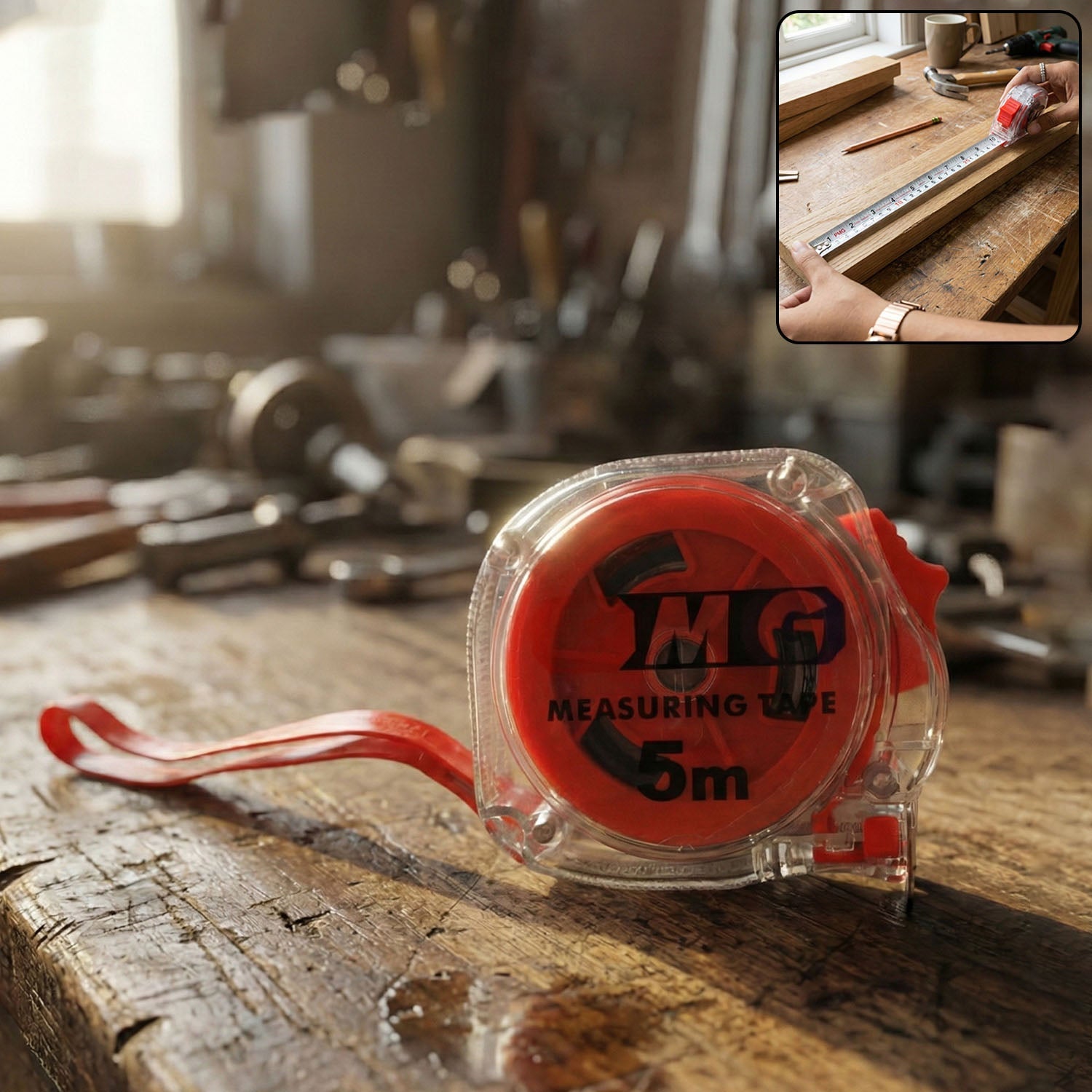 5-Meter Measuring Tape – Durable & Precise | BoltForce Secondary image
