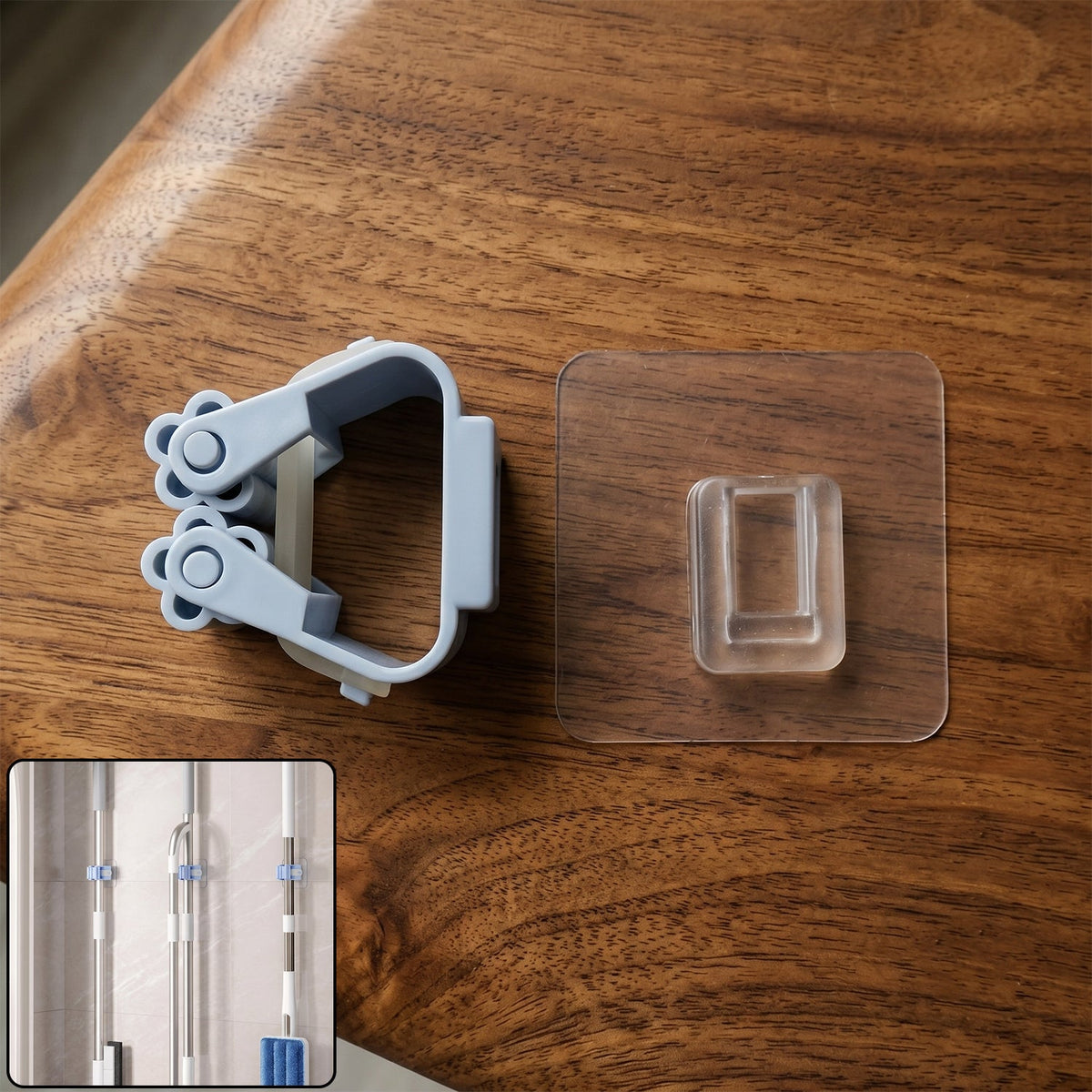 Self adhesive magic broom mop holder Main image