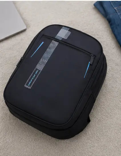 Casual Laptop Backpack – Waterproof Polyester Office, School & College Bag for Boys & Girls