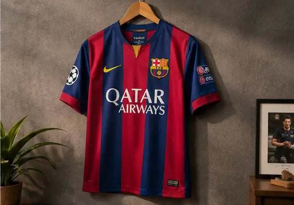 Men's Printed Polyester T-Shirt – Retro Football Jersey Style Short Sleeve Sports T-Shirt