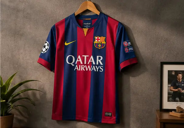 Men's Printed Polyester T-Shirt – Retro Football Jersey Style Short Sleeve Sports T-Shirt