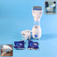 Electric anti-lice comb featuring fine stainless steel teeth for precise lice removal