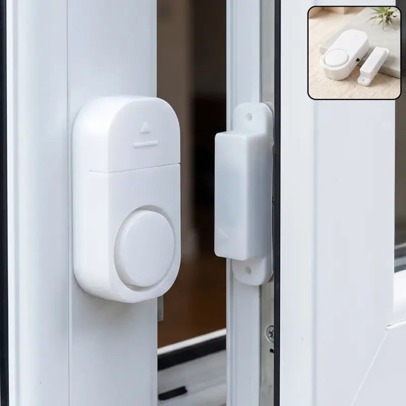 Magnetic Door & Window Security Alarm – Wireless Entry Alert Sensor for Home, Office & Shop