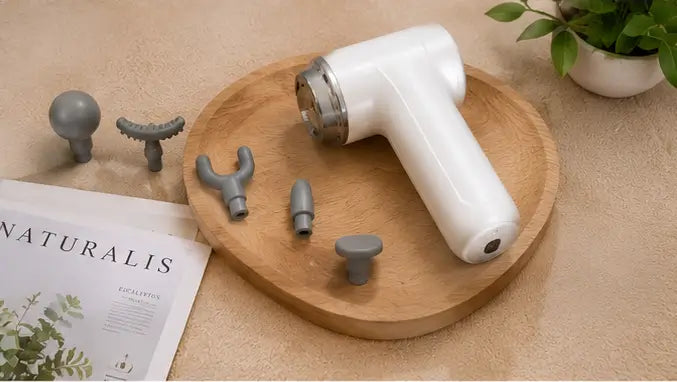 9-in-1 Mini Massage Gun – Portable Electric Muscle Massager with 3 Massage Heads for Neck, Shoulders, Arms, Legs & Feet Secondary image