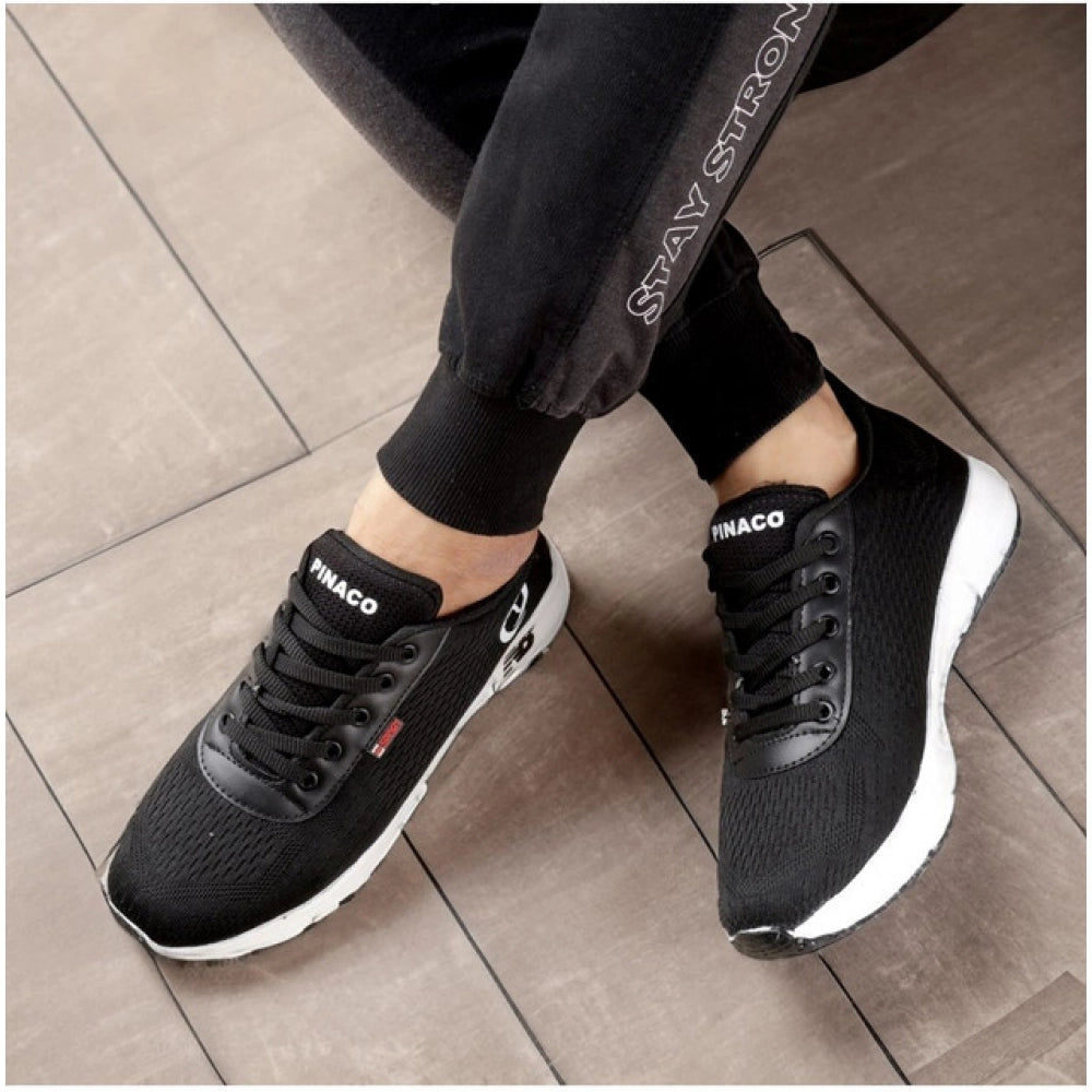 Generic Men's Casual Mesh Lace-ups Casual Shoes (Black) Secondary image