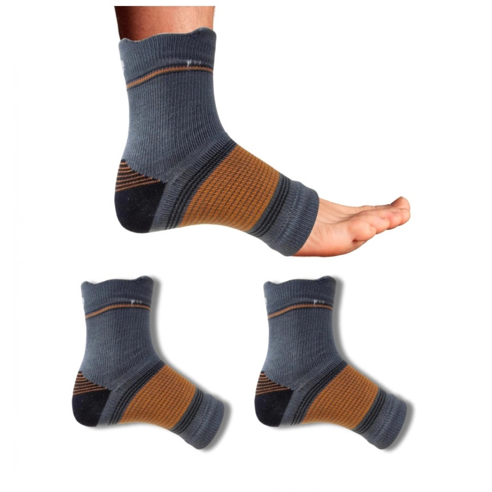 Generic 3_Pair Set Unisex Casual Cotton Printed Ankle Length Support Socks (Multicolor) Main image