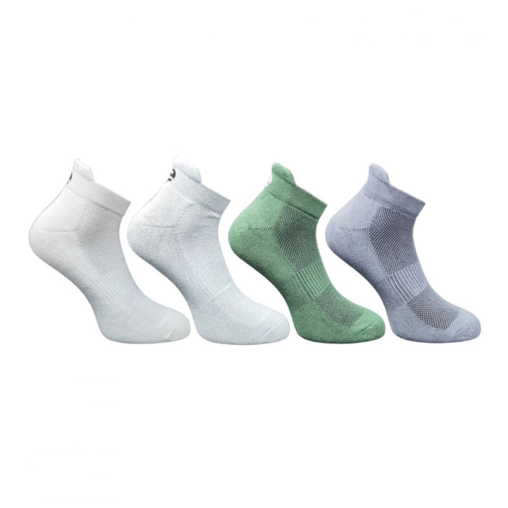 Generic 4_Pair Set Unisex Casual Bamboo Cotton Printed Ankle Length Socks (Multicolor) Main image