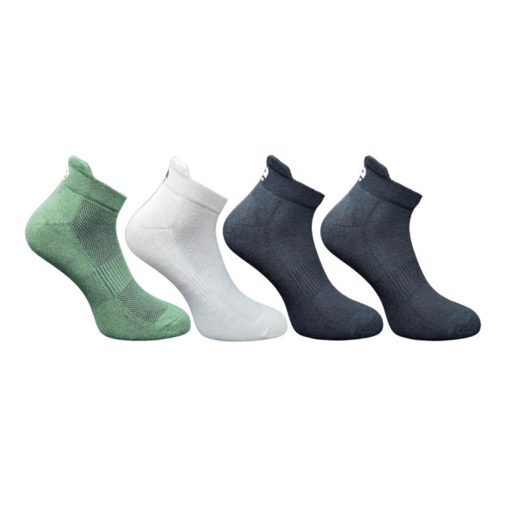 Generic 4_Pair Set Unisex Casual Bamboo Cotton Printed Ankle Length Socks (Multicolor) Main image