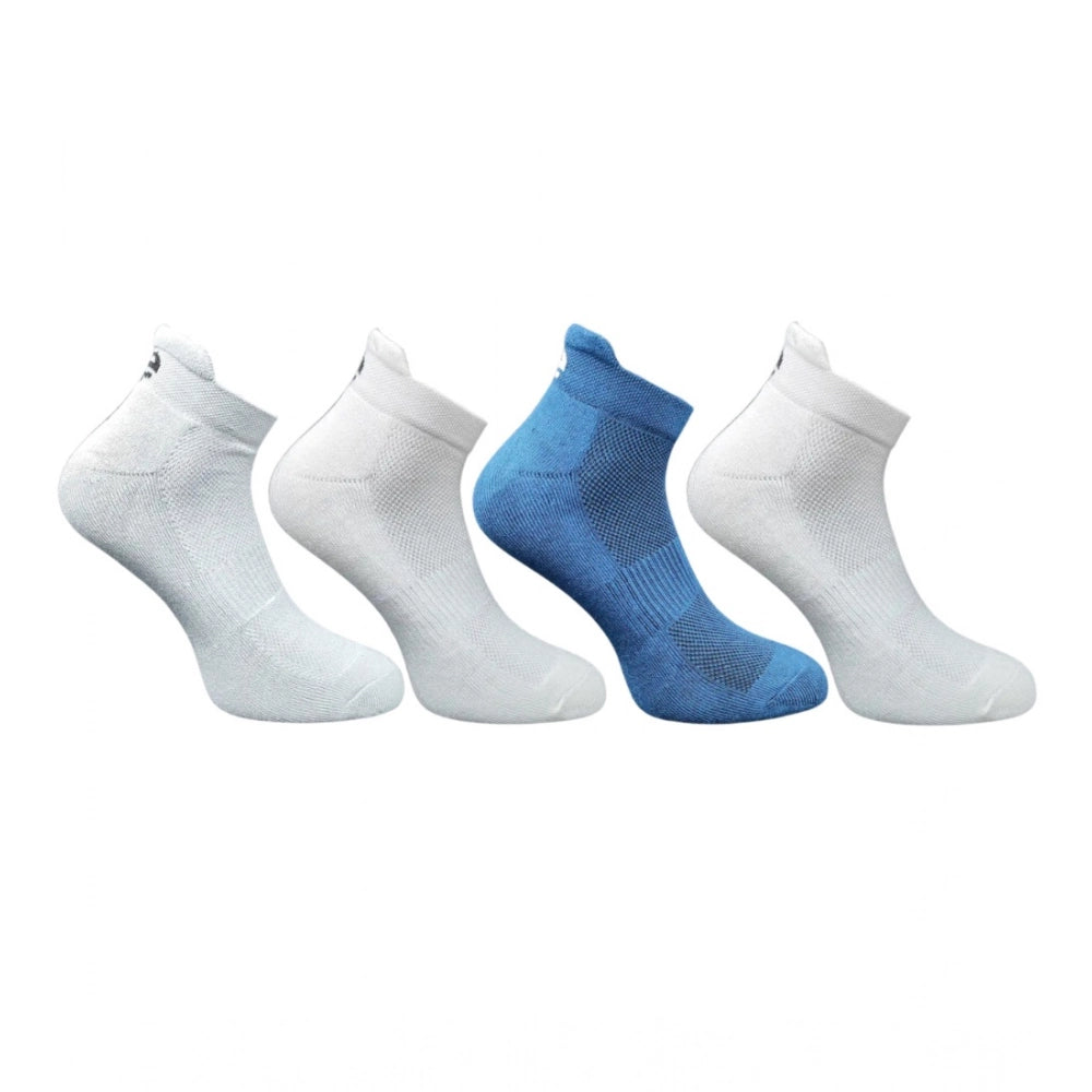 Generic 4_Pair Set Unisex Casual Bamboo Cotton Printed Ankle Length Socks (Multicolor) Main image
